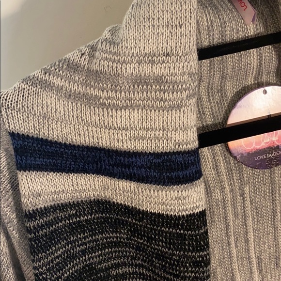 Love by Design Jacquard Cardigan Sweater Large - Picture 5 of 9